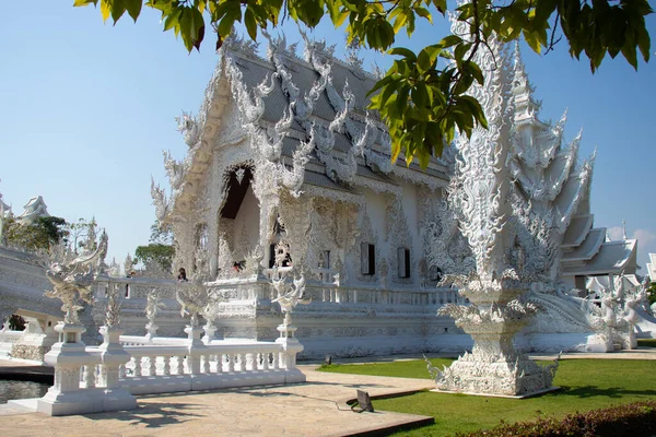 Thaïlande Chiang Rai Temple Blanc — Photo