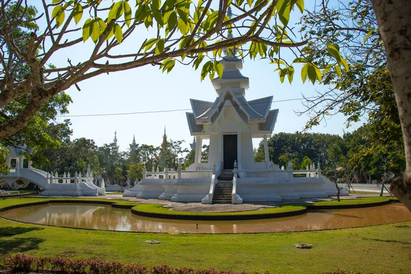 Thailand Ben Chiang Rai Witte Tempel — Stockfoto