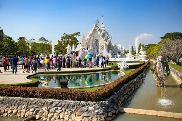 Thailandia Chiang Rai Tempio Bianco — Foto Stock