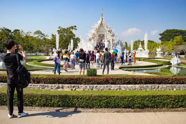 Thailand Chiang Rai White Temple — Stock Photo, Image