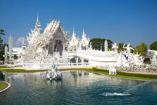 Tailandia Chiang Rai Templo Blanco — Foto de Stock