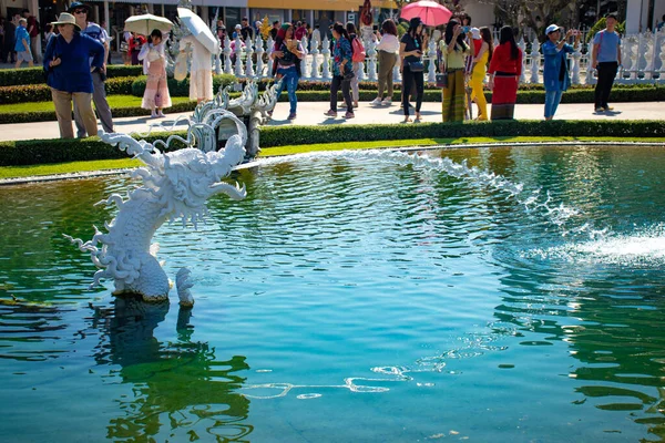 Tailândia Chiang Rai Templo Branco — Fotografia de Stock