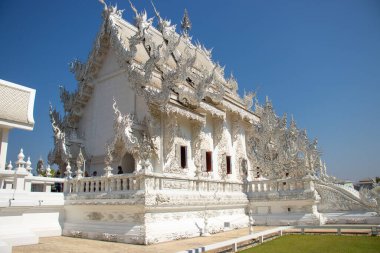 Tayland. Chiang Rai. Beyaz Tapınak