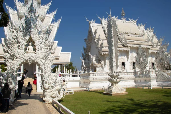 Thaïlande Chiang Rai Temple Blanc — Photo