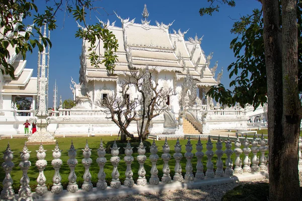 Ταϊλάνδη Τσιάνγκ Ράι Λευκός Ναός — Φωτογραφία Αρχείου