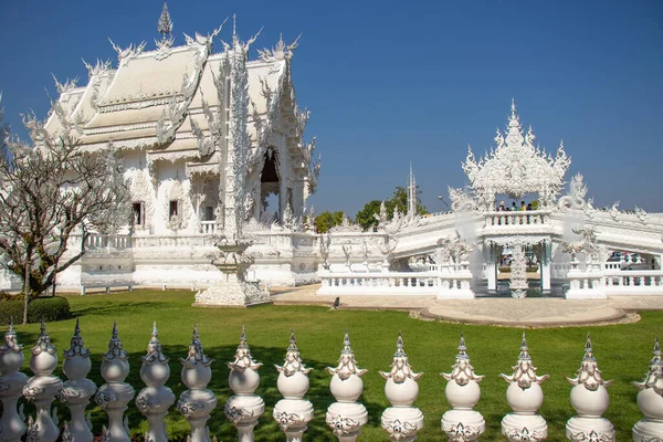 Thaïlande Chiang Rai Temple Blanc — Photo