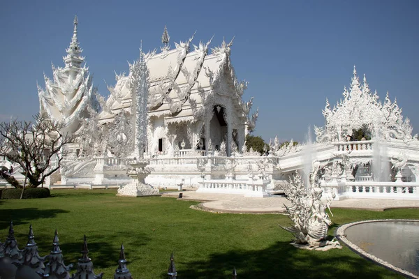 Tailandia Chiang Rai Templo Blanco — Foto de Stock