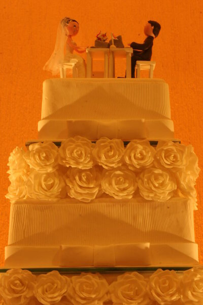 Wedding decorations and sweets,close up 