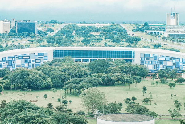 Arquitetura Cidade Brasília Brasil — Fotografia de Stock