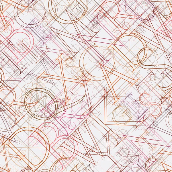 Шрифт Безшовний Візерунок Білому Тлі Векторний Ілюстратор Кліп Арт — стоковий вектор