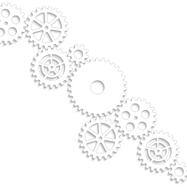 Witte Toestellen Een Witte Achtergrond Vector Illustratie Illustraties — Stockvector