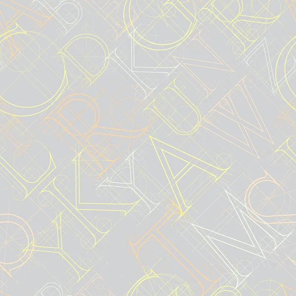 黒の背景 ベクトル イラスト クリップ アート フォント シームレス パターン — ストックベクタ