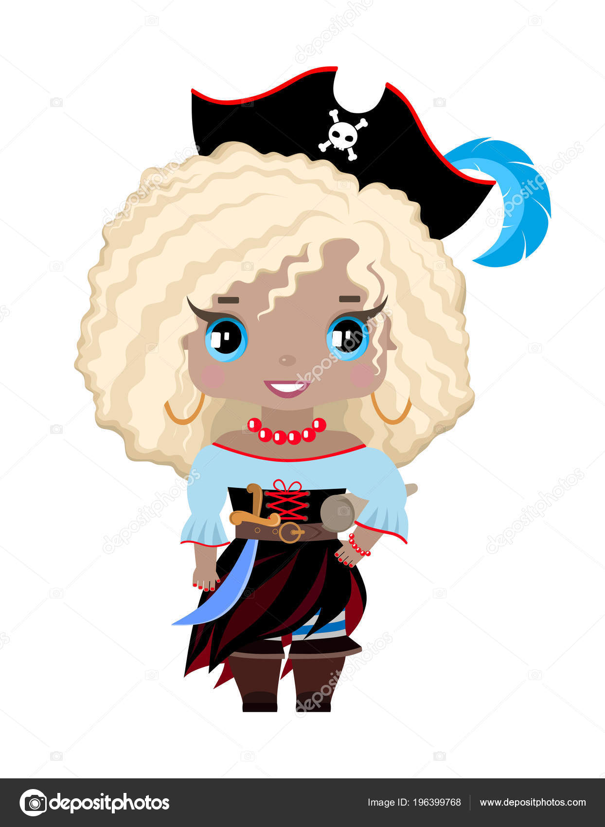 Little Girl Pirate Hairstyles Little Pirate Girl Hat Feather