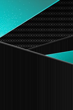 soyut geometrik arka plan, dikey, siyah ve mavi. farklı doku, payetler, köşegen katmanlama etkisini