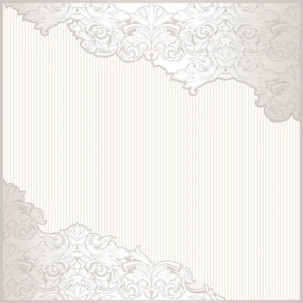 Sfondo Vintage Con Posto Testo Bianco Elegante Lusso Con Perla — Vettoriale Stock