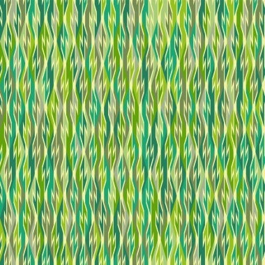 yeşil farklı tonları ile bambu geometrik Dikişsiz doku. EPS 10 vektör illüstrasyon