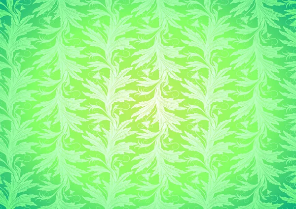 Яркий Лайм Зеленый Фон Королевский Винтаж Классическим Цветочным Барочным Узором — стоковый вектор