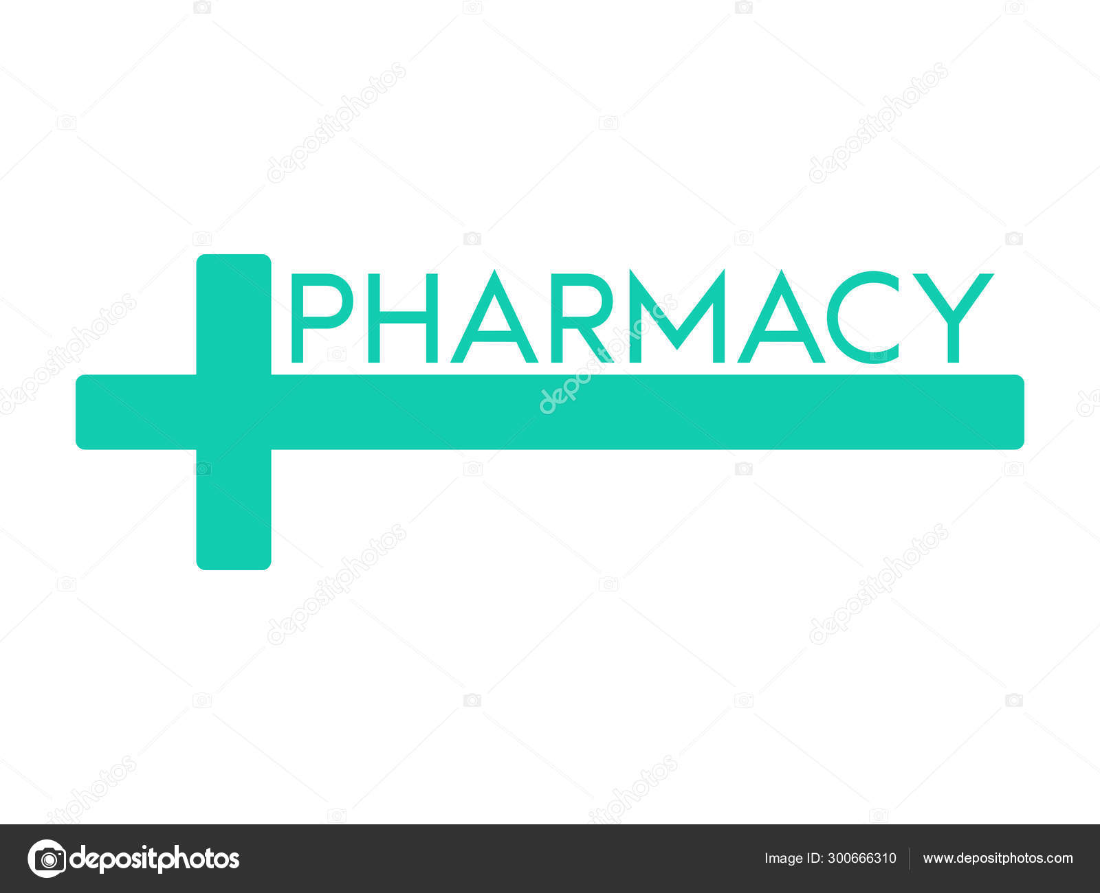 Pharmacy Word Concept White Background Use Cover Banner Blog Isolated Stock Vector C Xennya 300666310