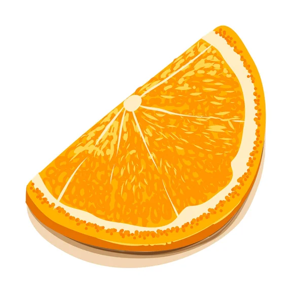 Stykke Orange Tegning Vektor – Stock-vektor