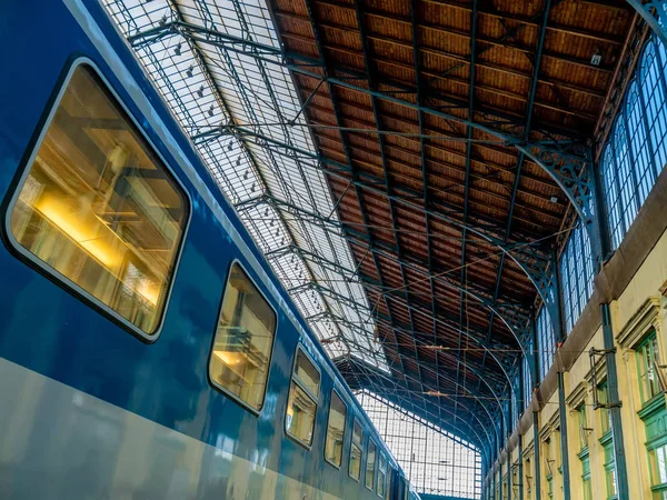 Inside view on the Nyugati Railway Station in Budapest