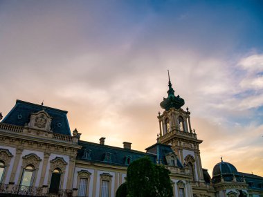 Macaristan 'ın Keszthely kentindeki Şölen Sarayı' nın manzarası