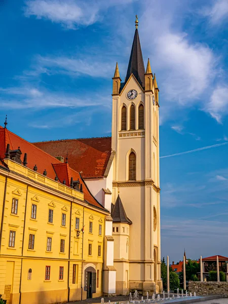 Vista Sobre Iglesia Nuestra Señora Magyarok Nagyasszonya Templom Keszthely Hungría —  Fotos de Stock