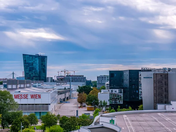 Vienna Áustria Agosto 2020 Vista Sobre Ruas Vazias Viena Durante — Fotografia de Stock