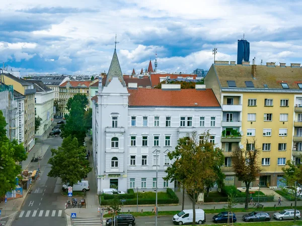 Вена Австрия Августа 2020 Года Вид Оживленные Улицы Вены Австрия — стоковое фото