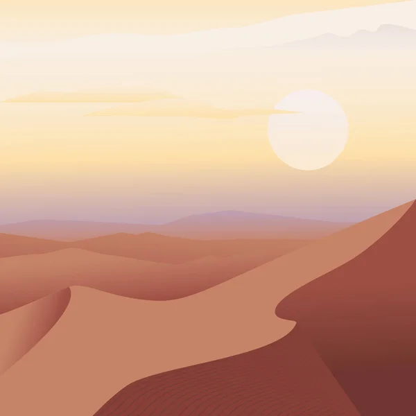 Τοπία ερήμου — Διανυσματικό Αρχείο