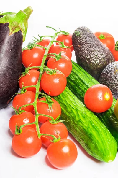 Beautiful Fresh Vegetables Were Photographed Studio — Stock Photo, Image