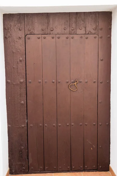 Beautiful Texture Old Door Photographed Walk — Stock Photo, Image