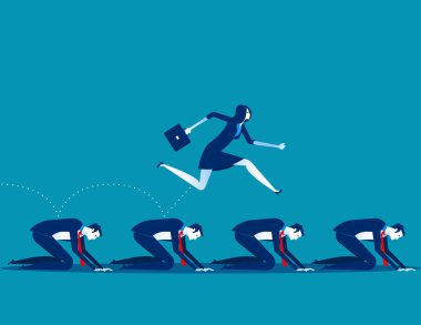 Diğer sıkıntı Yöneticisi çalışma. Kavram iş vektör çizim.