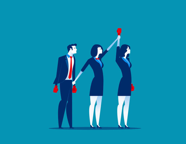 Чемпион по боксу. Комитет поднимает руку и объявляет победителя. Консеп
