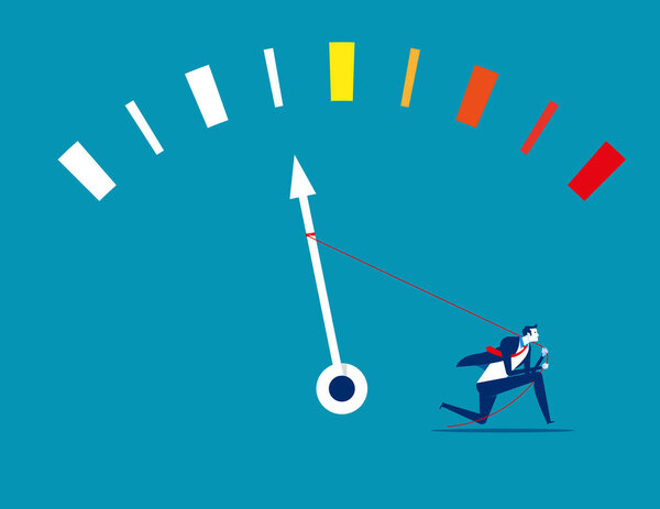 Бизнесмен пытается достичь максимальной энергетической ценности. Консе
