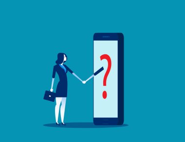 İş kadını sallayarak ve içinde anonim kişi ile anlaşma