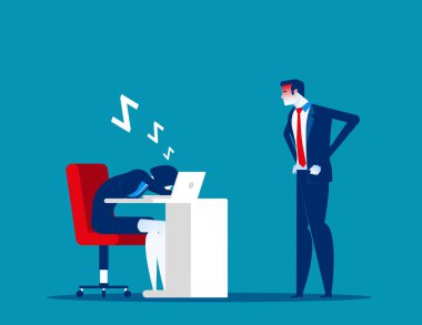 Kızgın patron iş sırasında masada rahatlatıcı ofis çalışanı arıyorum. T