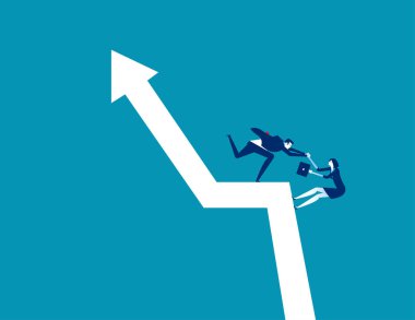 İş ekibi olumlu grafiğe tırmanacak. İş vektörünü kavra, Gro