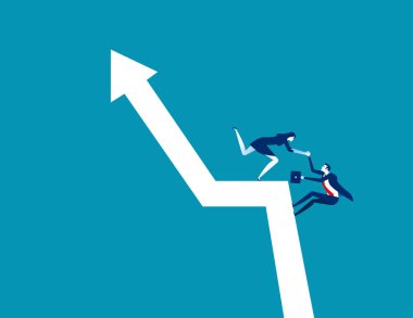 İş ekibi olumlu grafiğe tırmanacak. İş vektörünü kavra, Gro