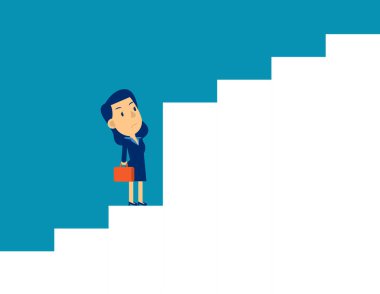 İş görüşü ve strateji işkadını. Şirin işlerle uğraş