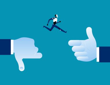 Hareket olumsuzdan olumluya dönüşür. Görünüm konsepti değişikliği