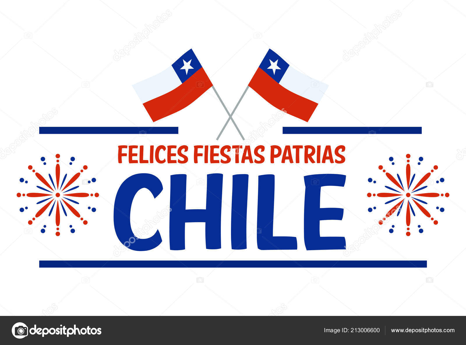 Fiestas Patrias Independence Day Celebration Chile Spanish Phrase Stock Vector Image By Rexandpan 213006600<script async src=