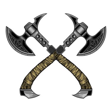 Çapraz eksen izole illüstrasyon renk vektör