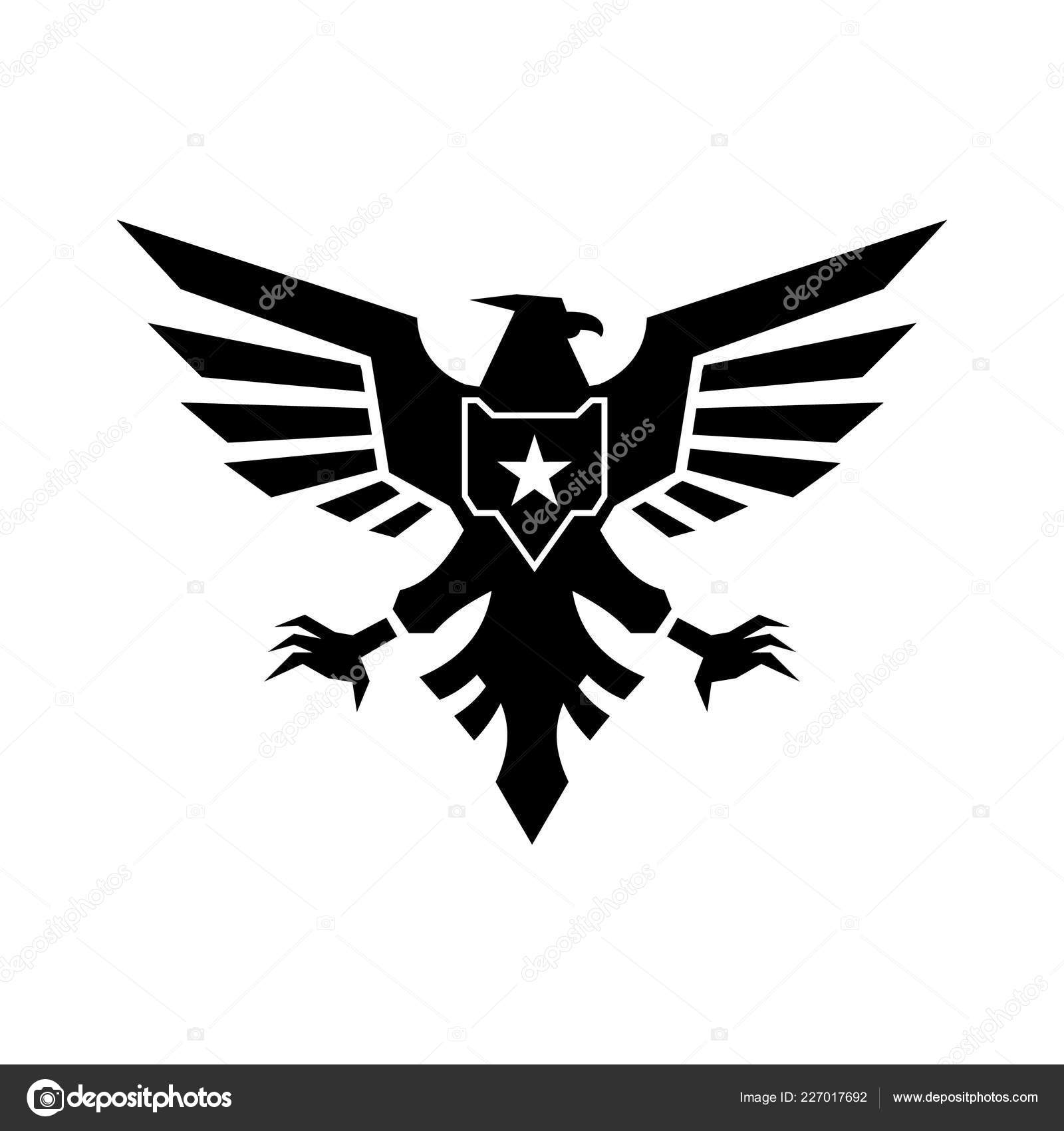 Flying Military Eagle Logo Stock Vector Image By C Eko07