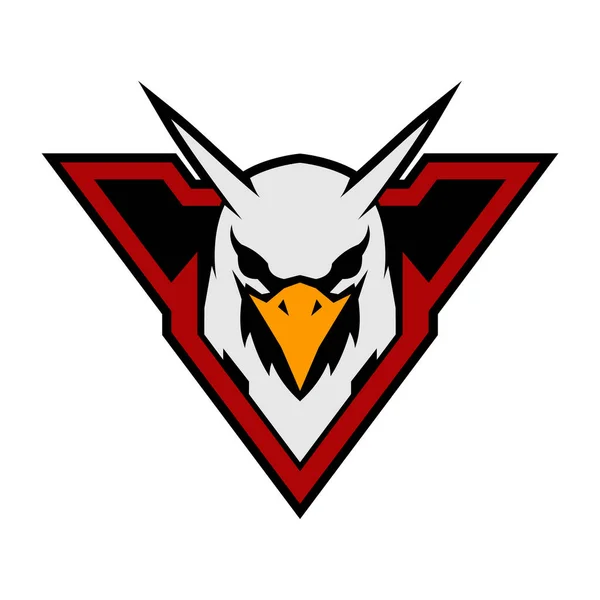 Diseño Táctico Del Logo Phoenix Militar — Vector de stock