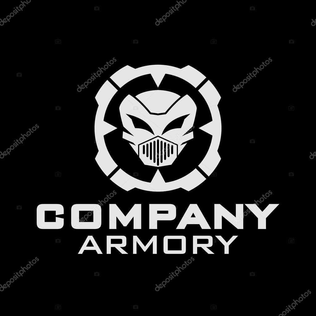 Tactical Armory Skull mask Logo