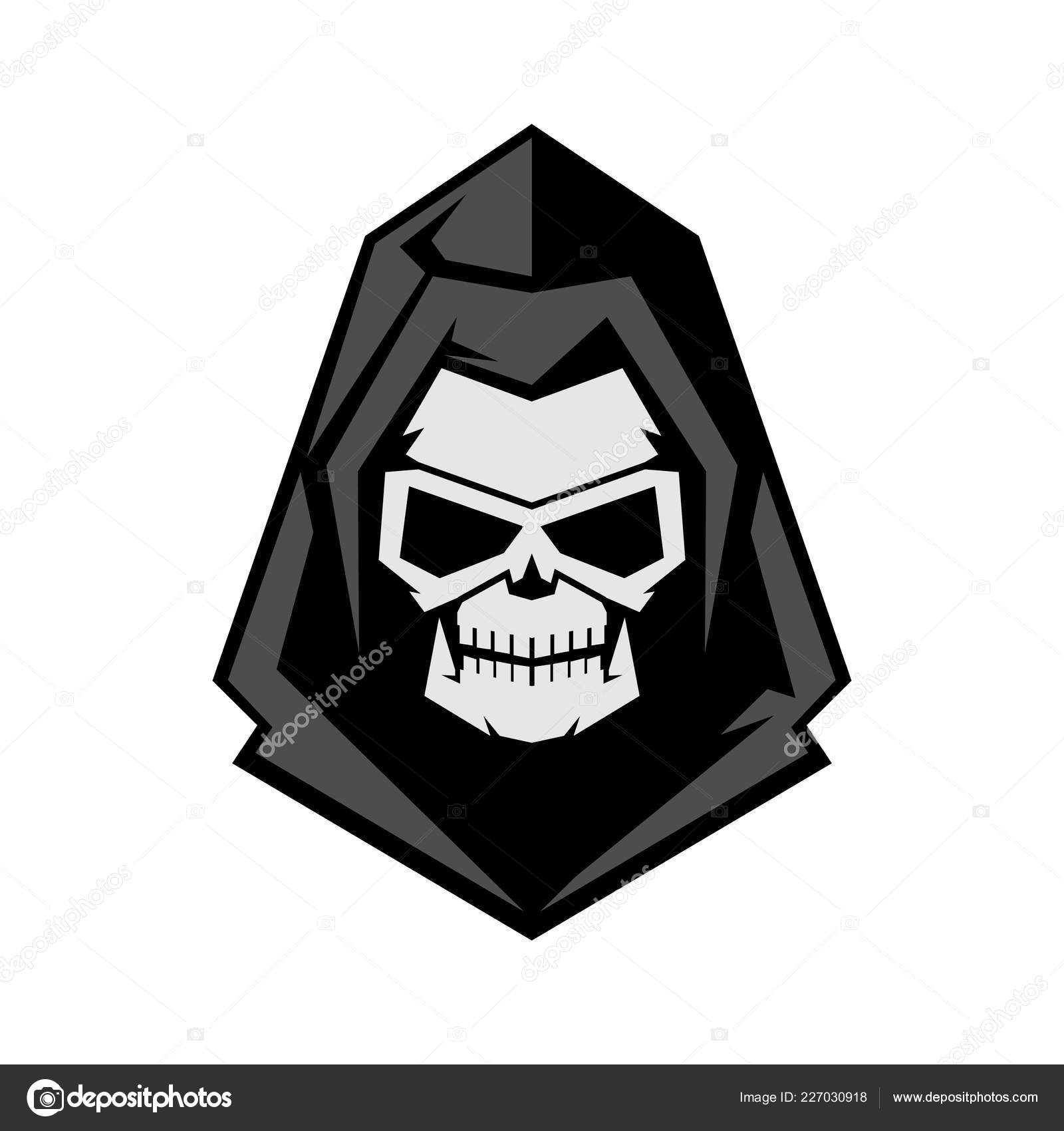 Skull Tactical Logo Reaper Skull Tactical Military Logo Design