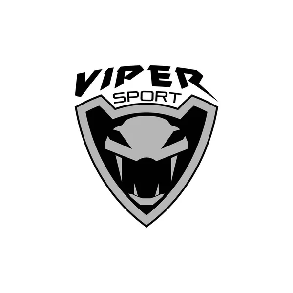 Viper Esporte Emblema Logotipo Design —  Vetores de Stock