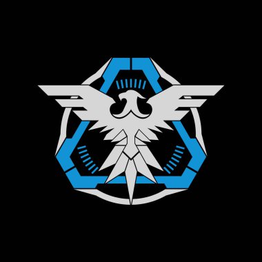 Taktik kartal Hava Kuvvetleri squadrone logosu