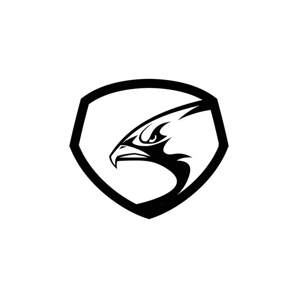 Design Logotipo Águia Jogos — Vetor de Stock