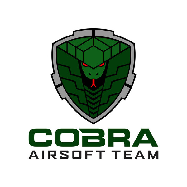 Кобра Знак военной Airsoft тактической команды Логотип шаблона
